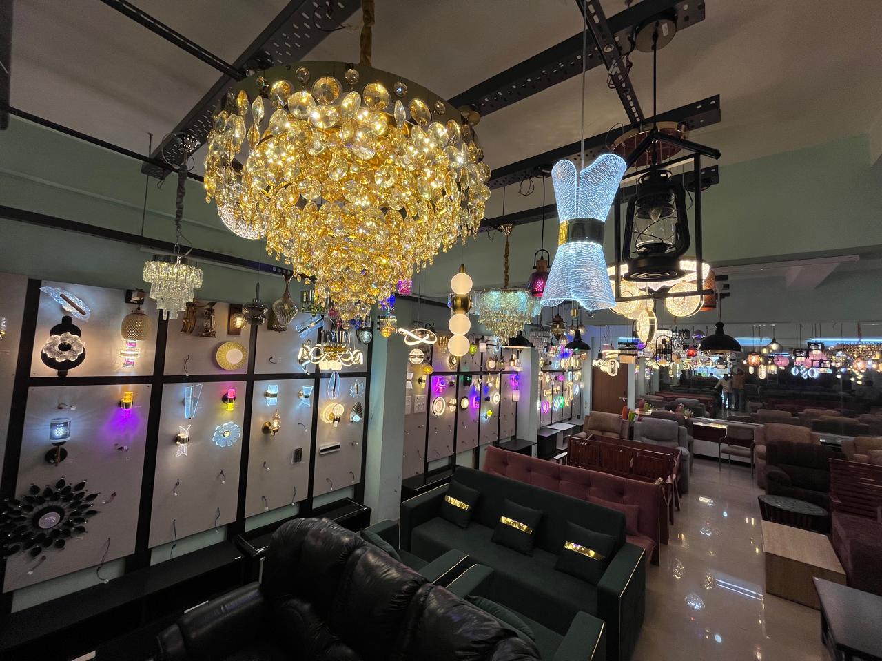 Showroom furniture arrangement