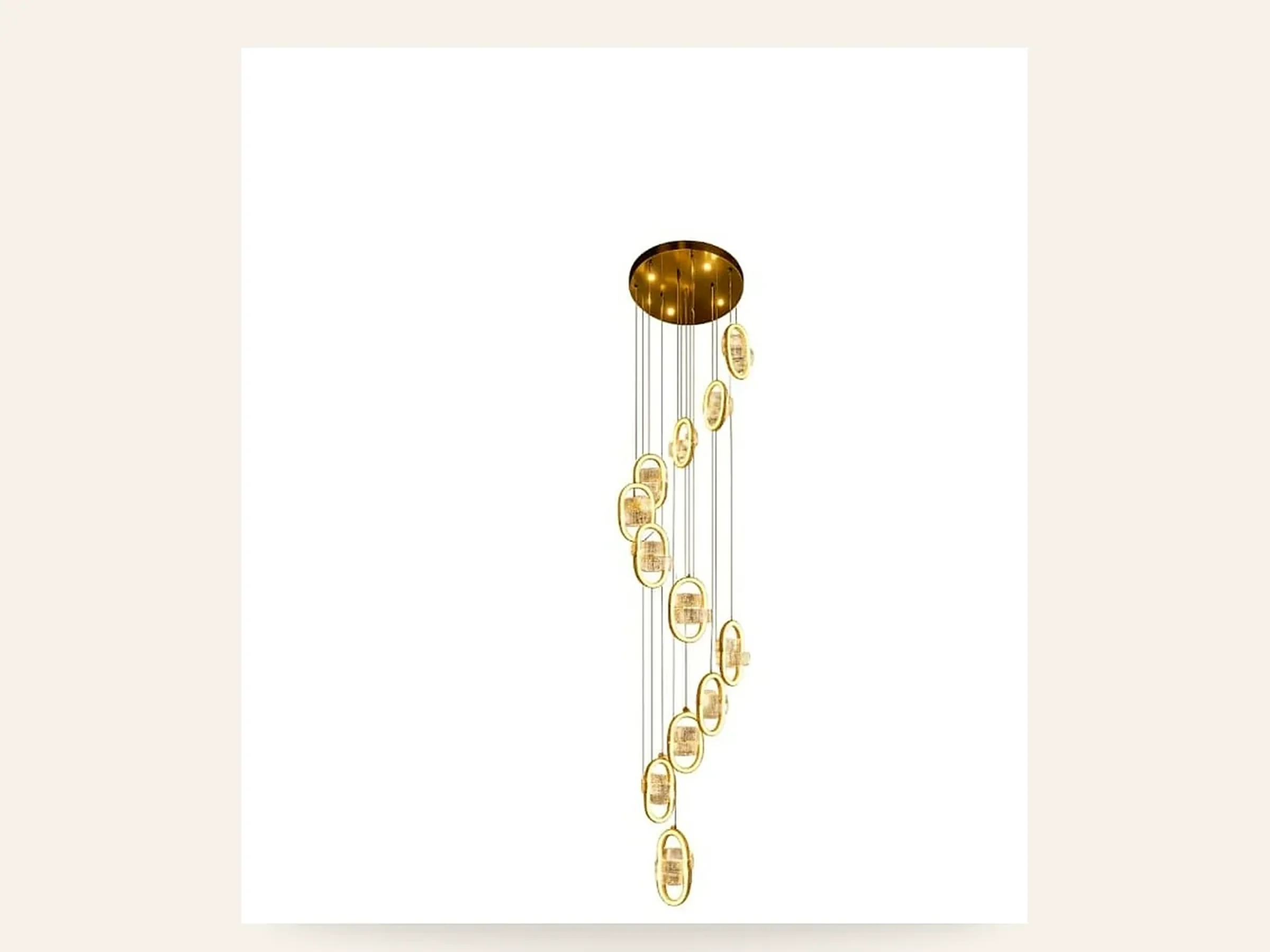 Orbit Ring Spiral Pendant